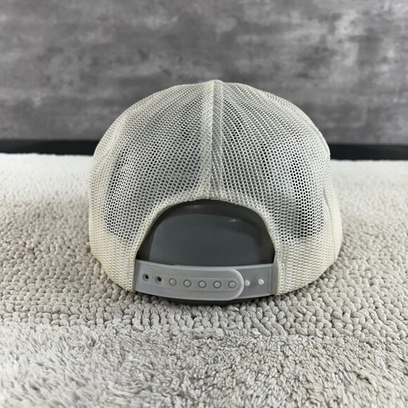 Vintage USA Olympics Mesh Snapback Trucker Rope Hat OSFA Puffy Print White - Picture 5 of 10